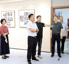 校党委书记毕明福一行调研大运河文化展览馆建设工作